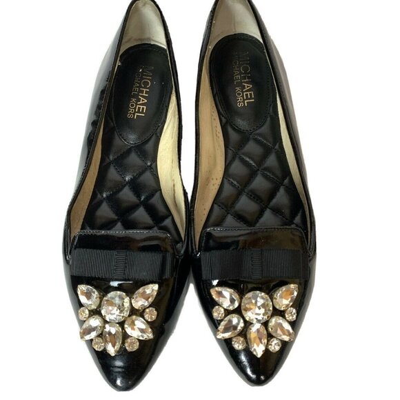 Michael Kors Felicity Flat Shoe in Black - Picture 8 of 11
